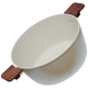 Oala granit 28 cm 7.5 L antiaderenta bej fara capac Adison